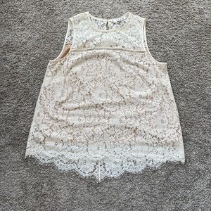 lace blouse tank